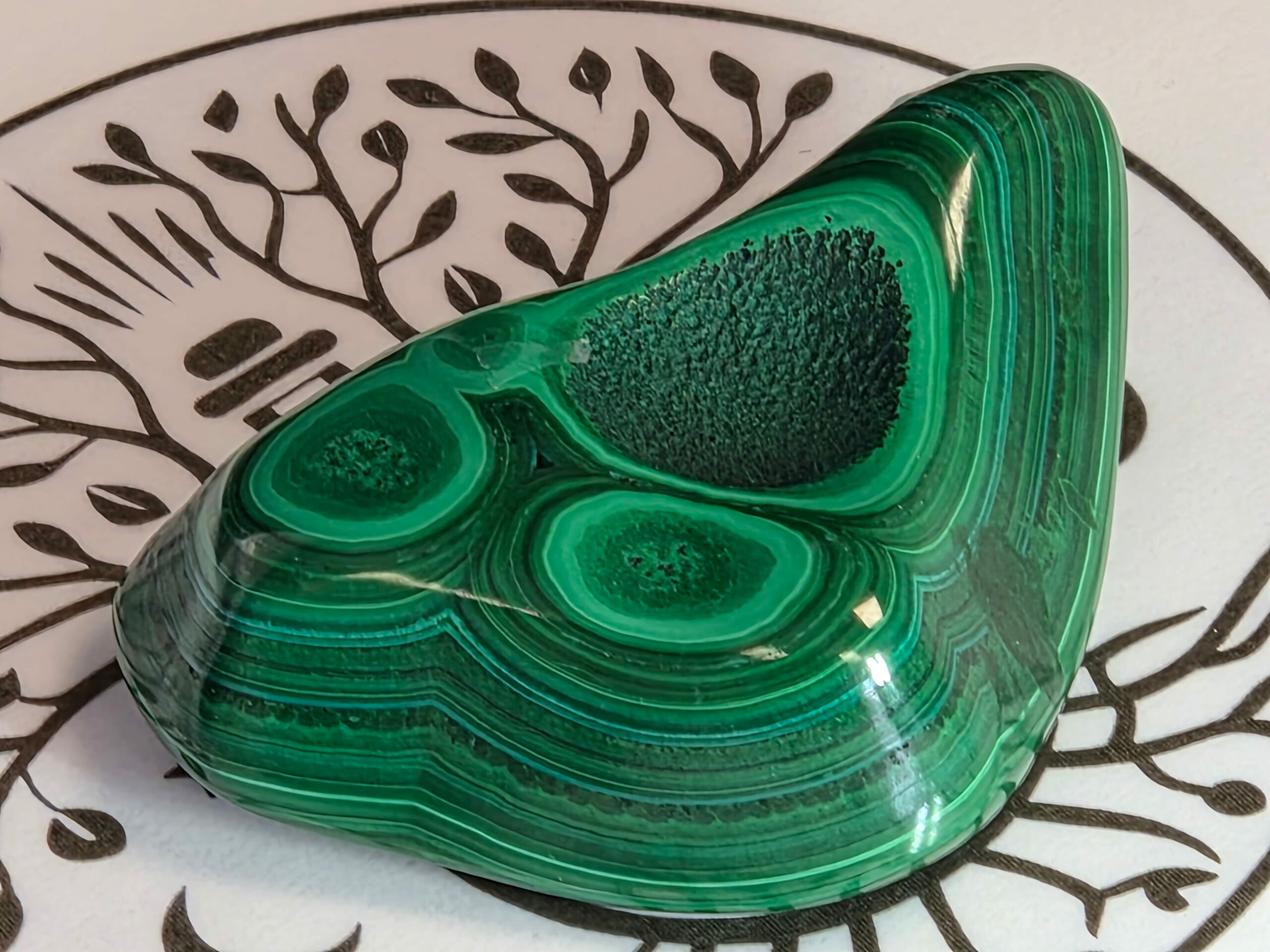 malachite polie AA+