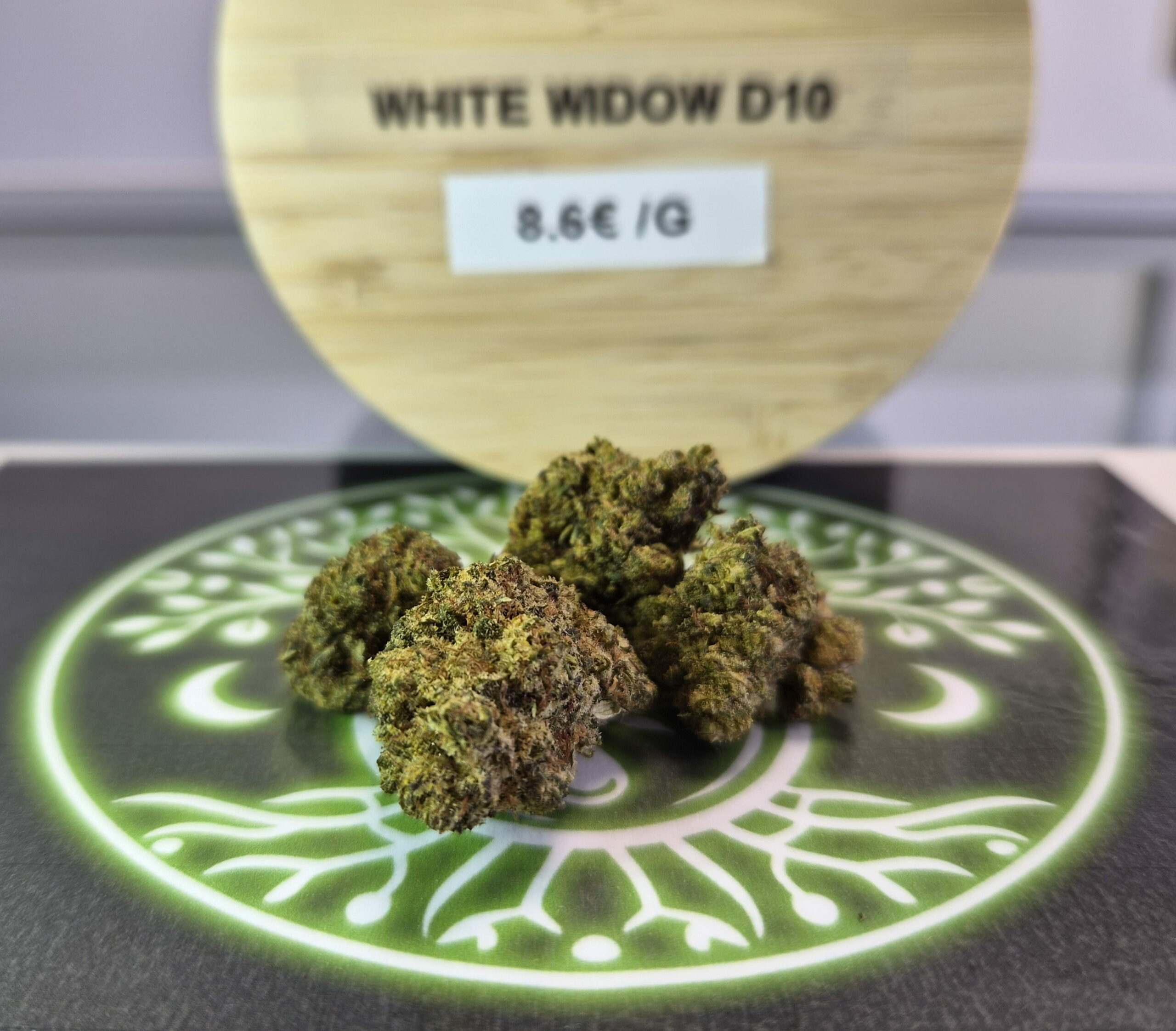 Fleur molécule Delta 10 WHITE WIDOW