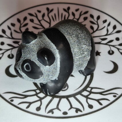 PANDA OBSIDIENNE NOIRE