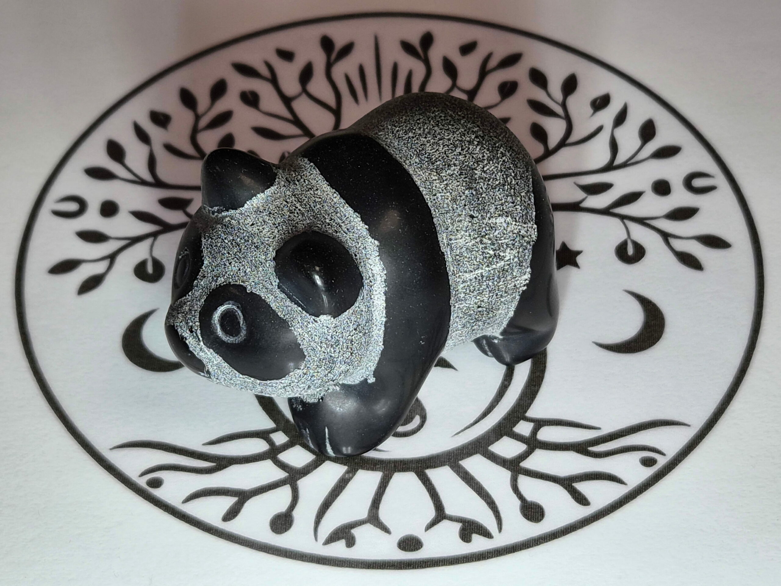 PANDA OBSIDIENNE NOIRE