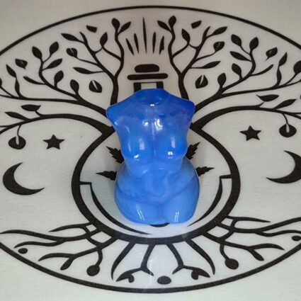 TORSE FEMININ OPALINE BLEUE