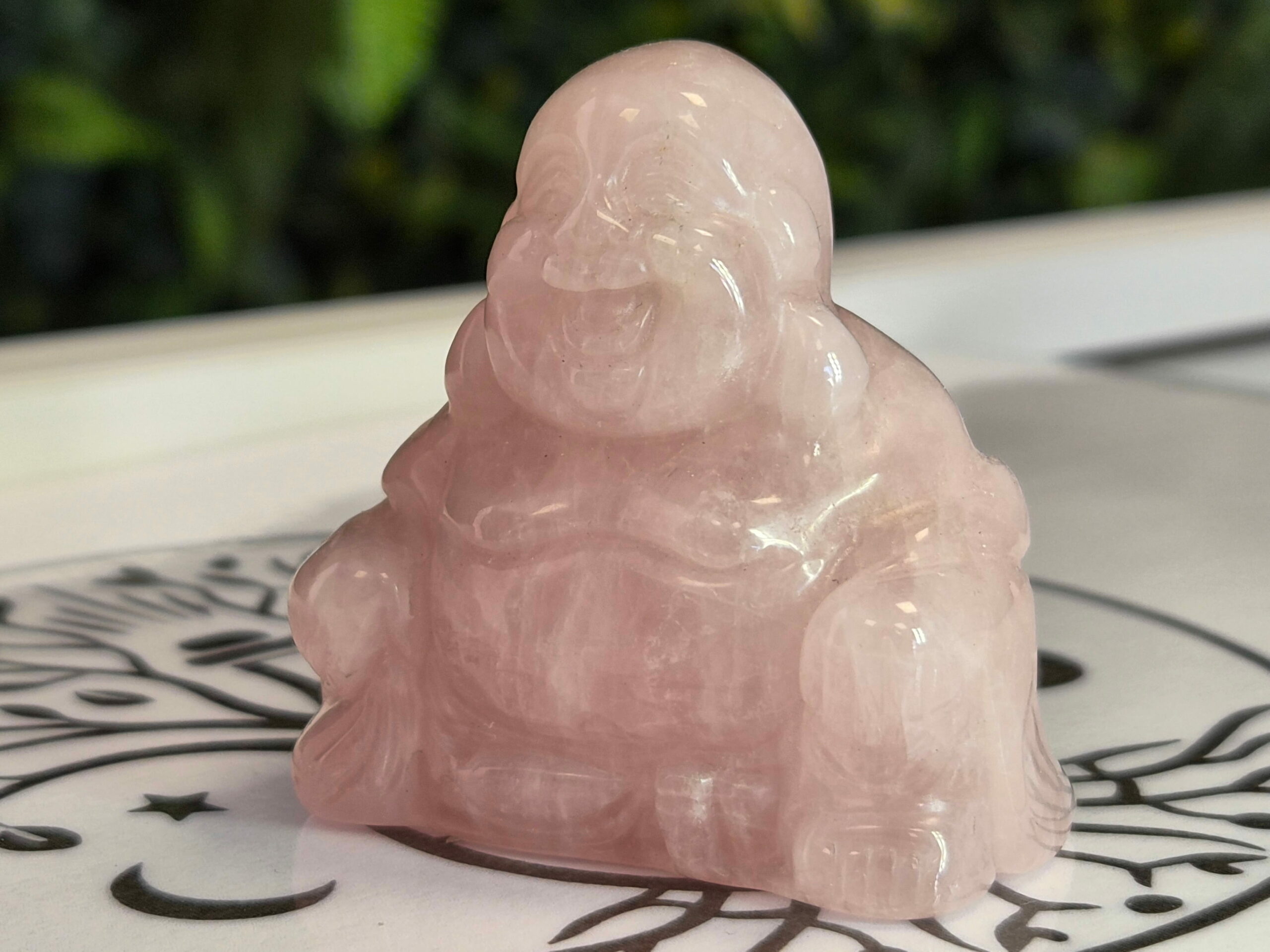 Bouddha Quartz rose