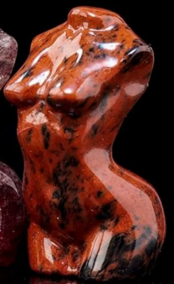 Torse féminin Jaspe dalmatien