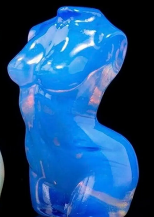 Torse féminin Opaline Bleue