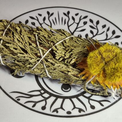 Bâton de Sauge Blanche Cèdre et Fleur de Paille