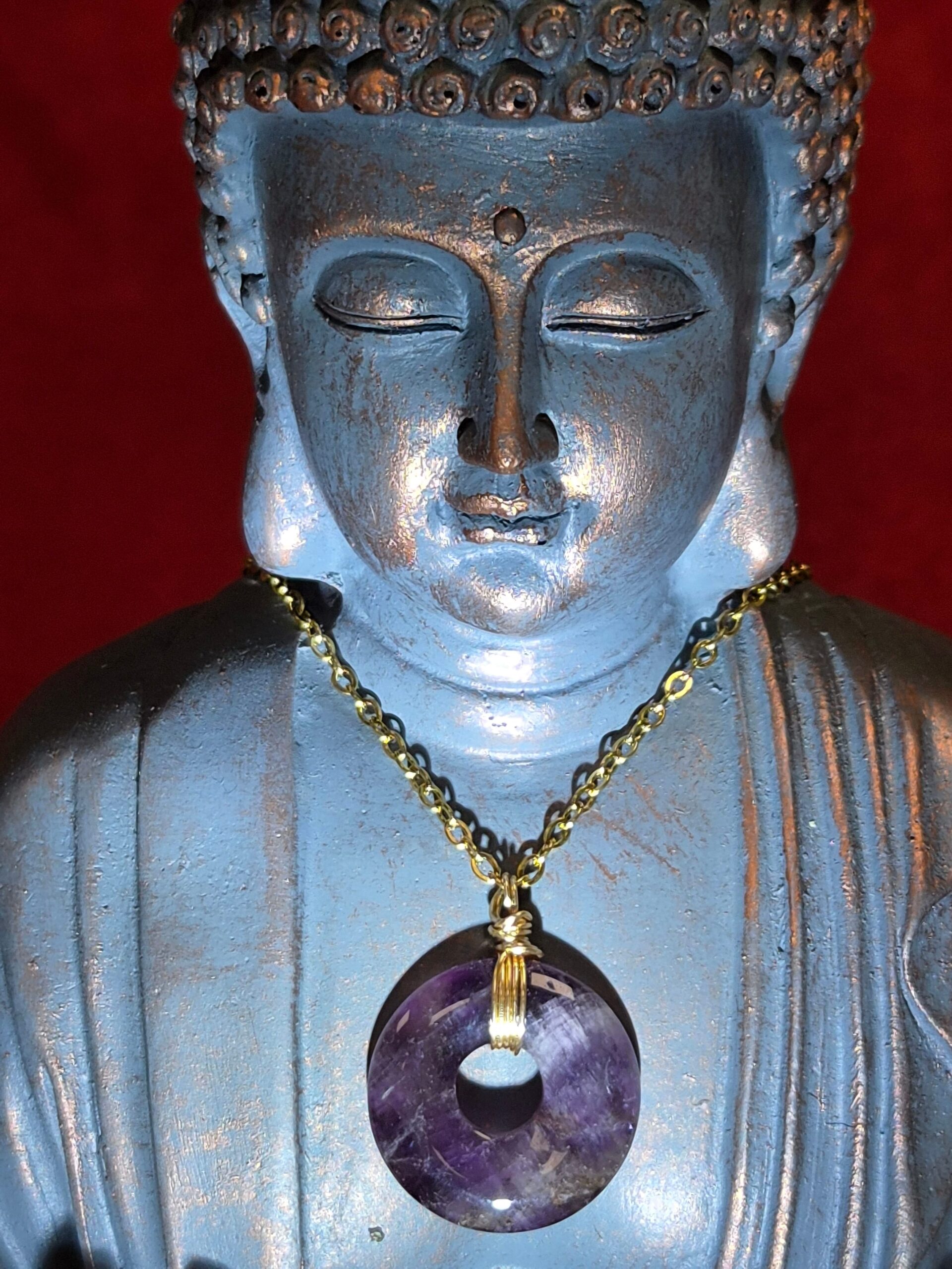 Collier Loa Doré Améthyste