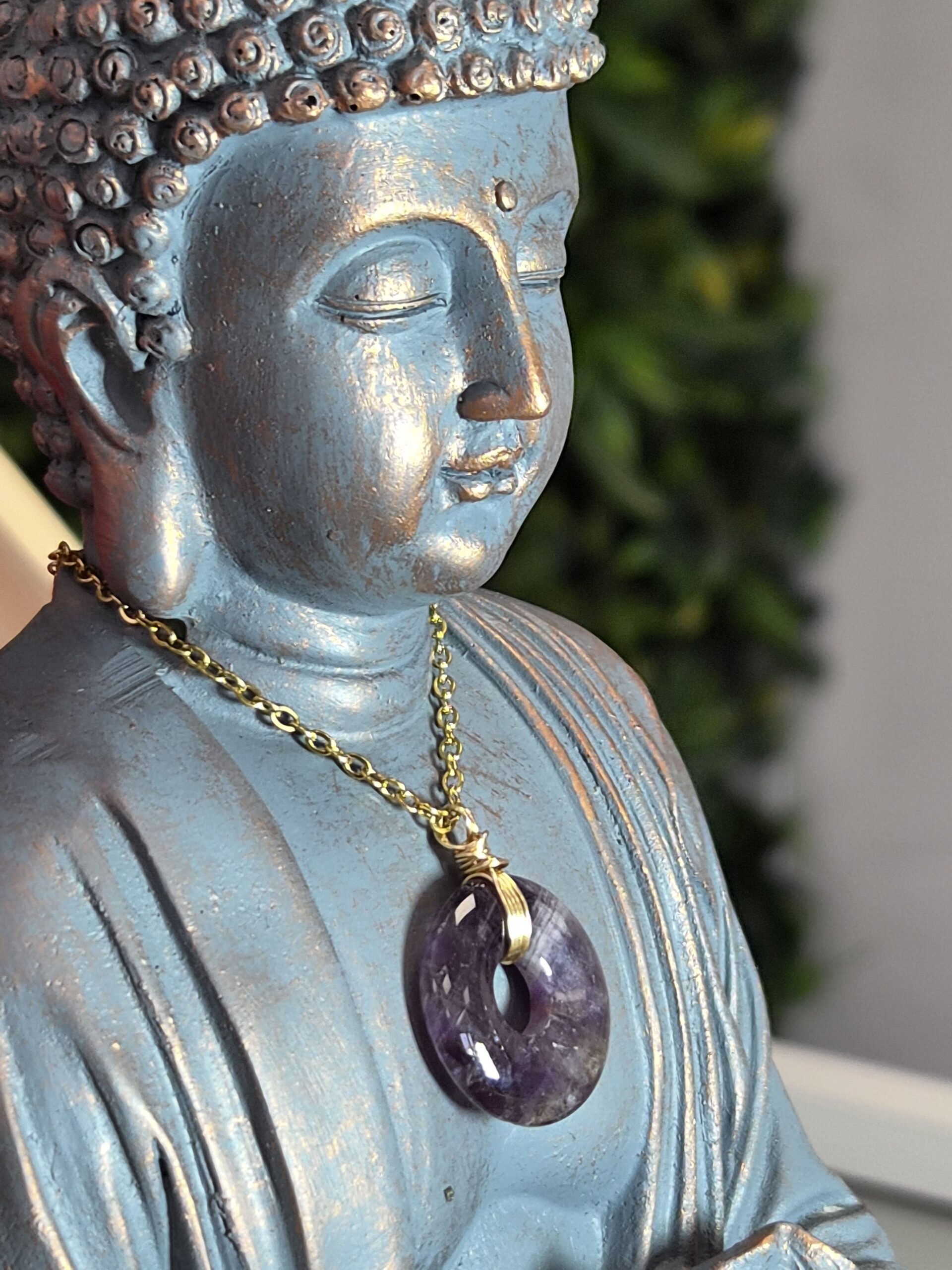 Collier Loa Doré Améthyste