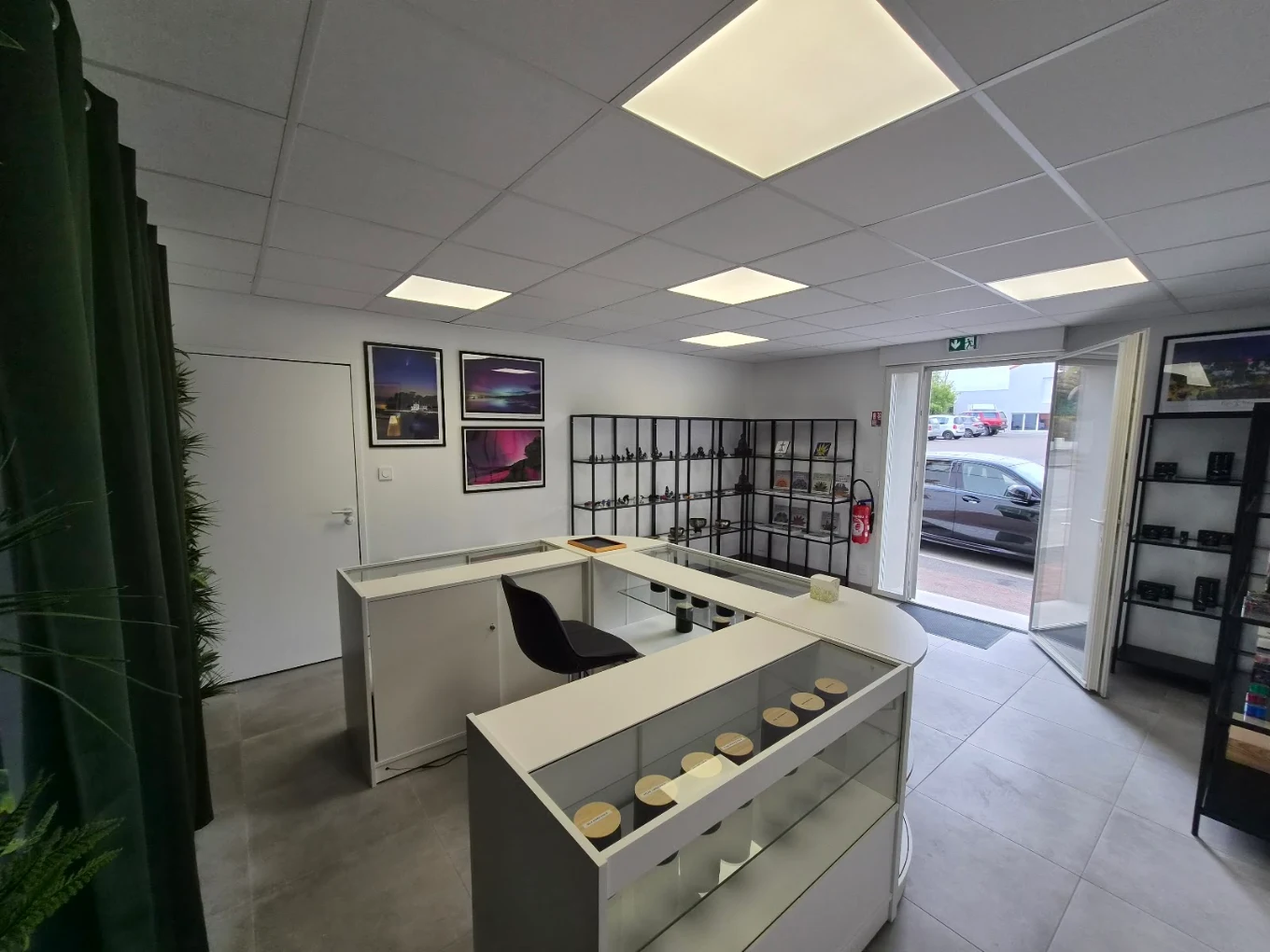 Intérieur de la boutique L'Élixir Vert
