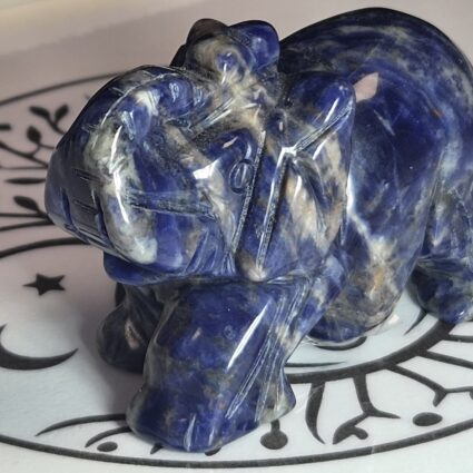 Elephant sodalite bleue