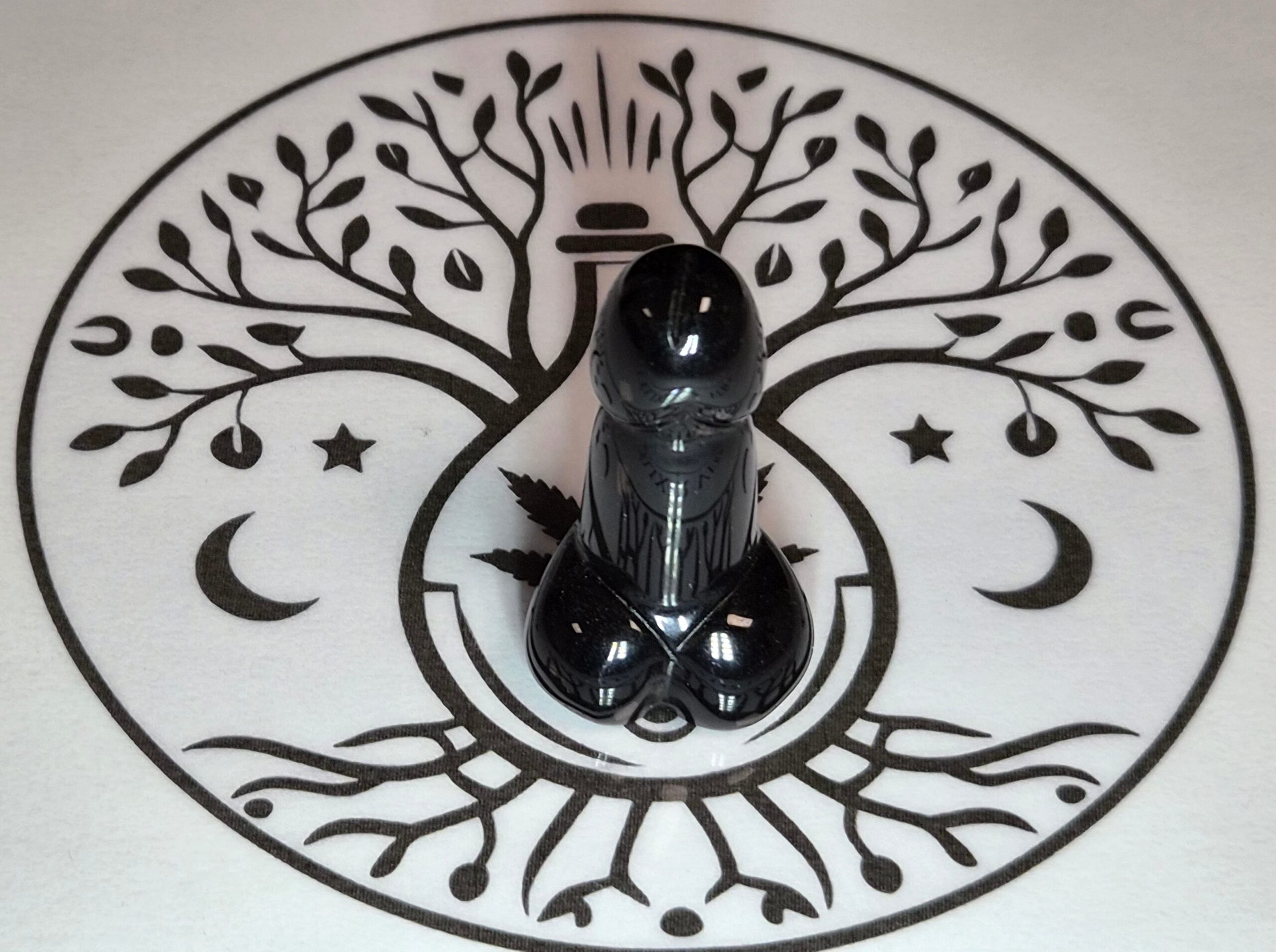 AGATE NOIRE SCULPTÉE