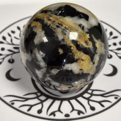 SPHÈRE TOURMALINE NOIRE AA