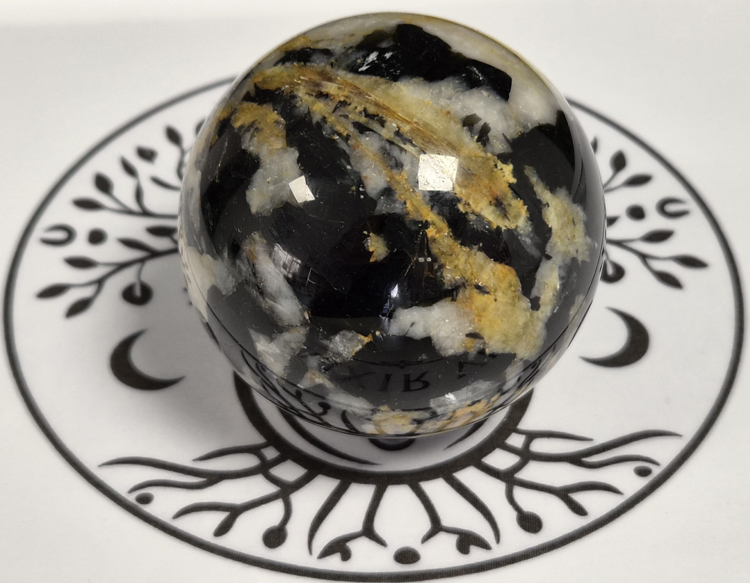 SPHÈRE TOURMALINE NOIRE AA