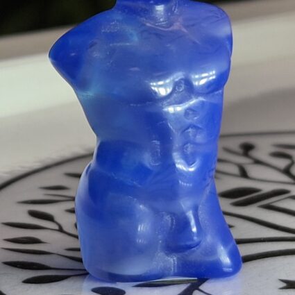 Torse masculin en Opale bleue