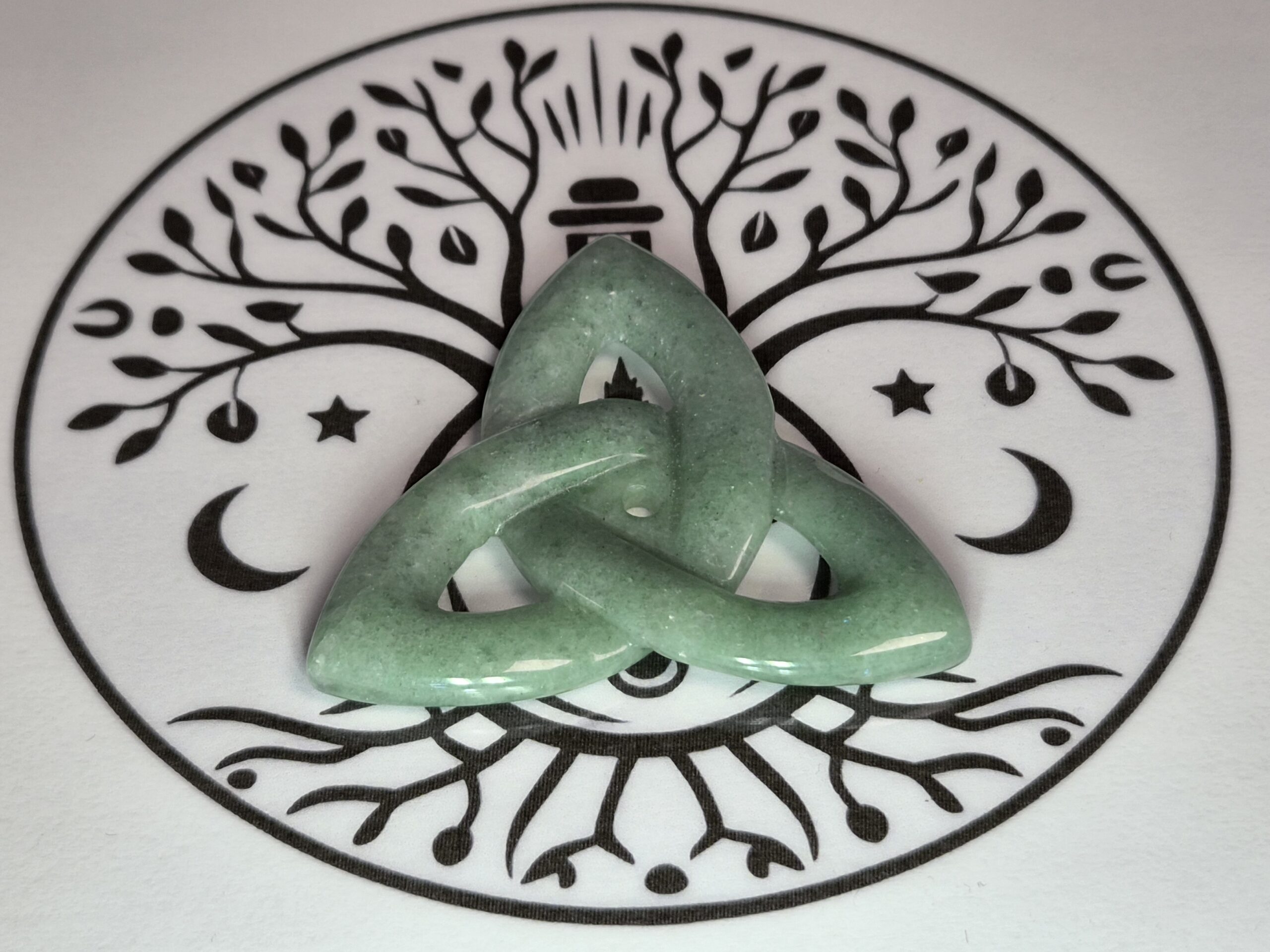 Triquestra Aventurine verte A