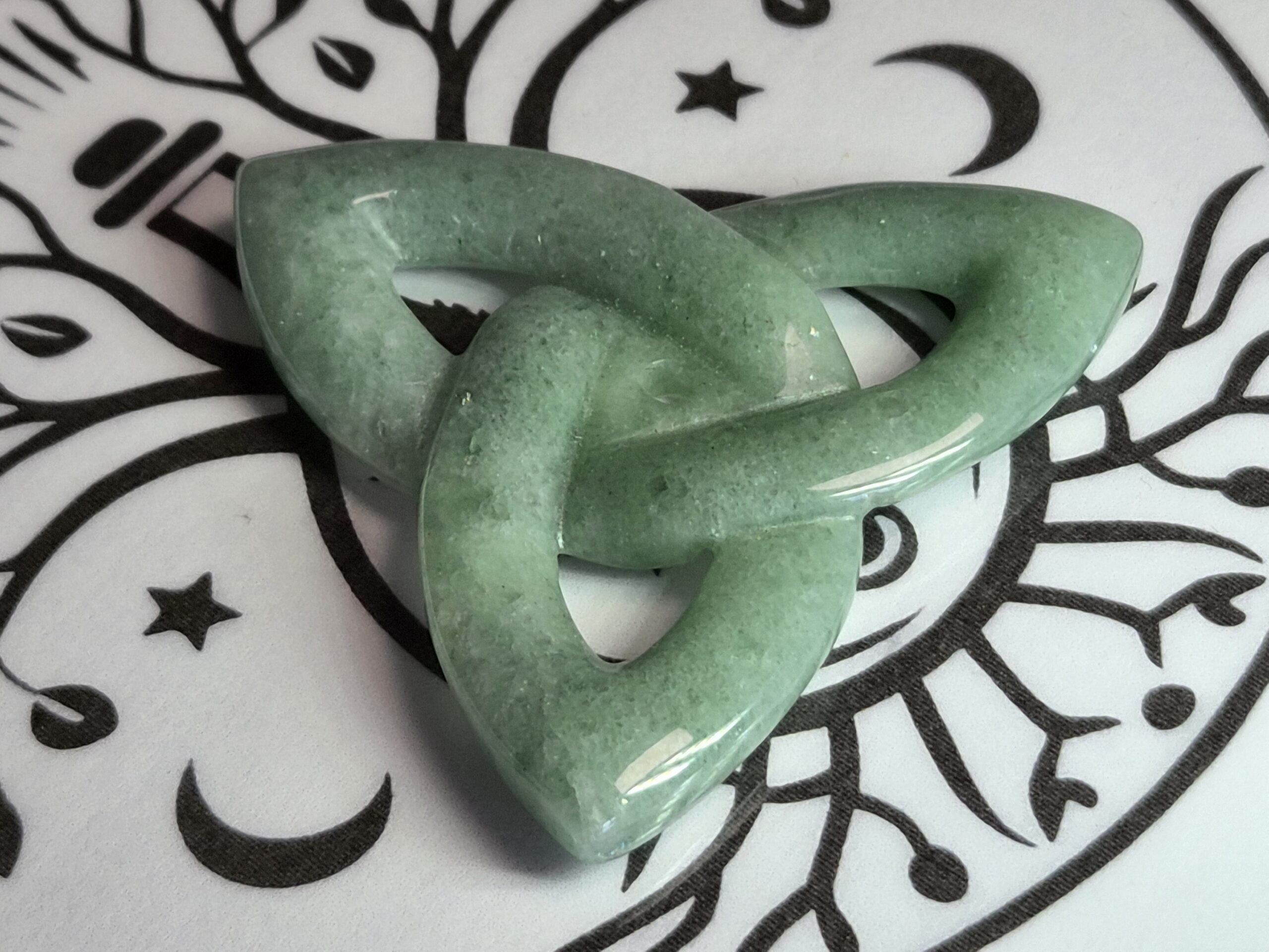 Triquestra Aventurine verte A