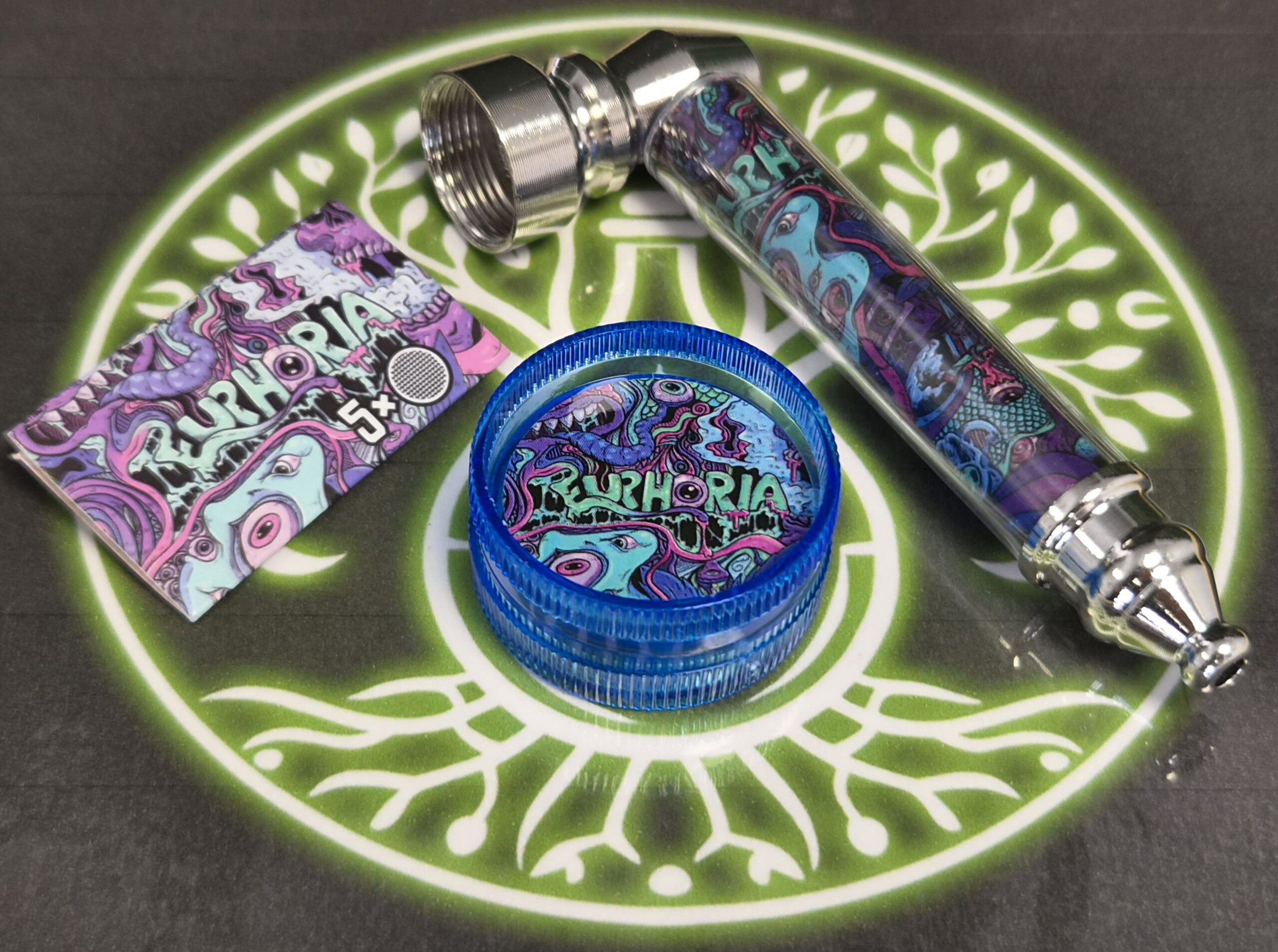 Kit Pipe Métallique EUPHORIA PSYCHEDELIC