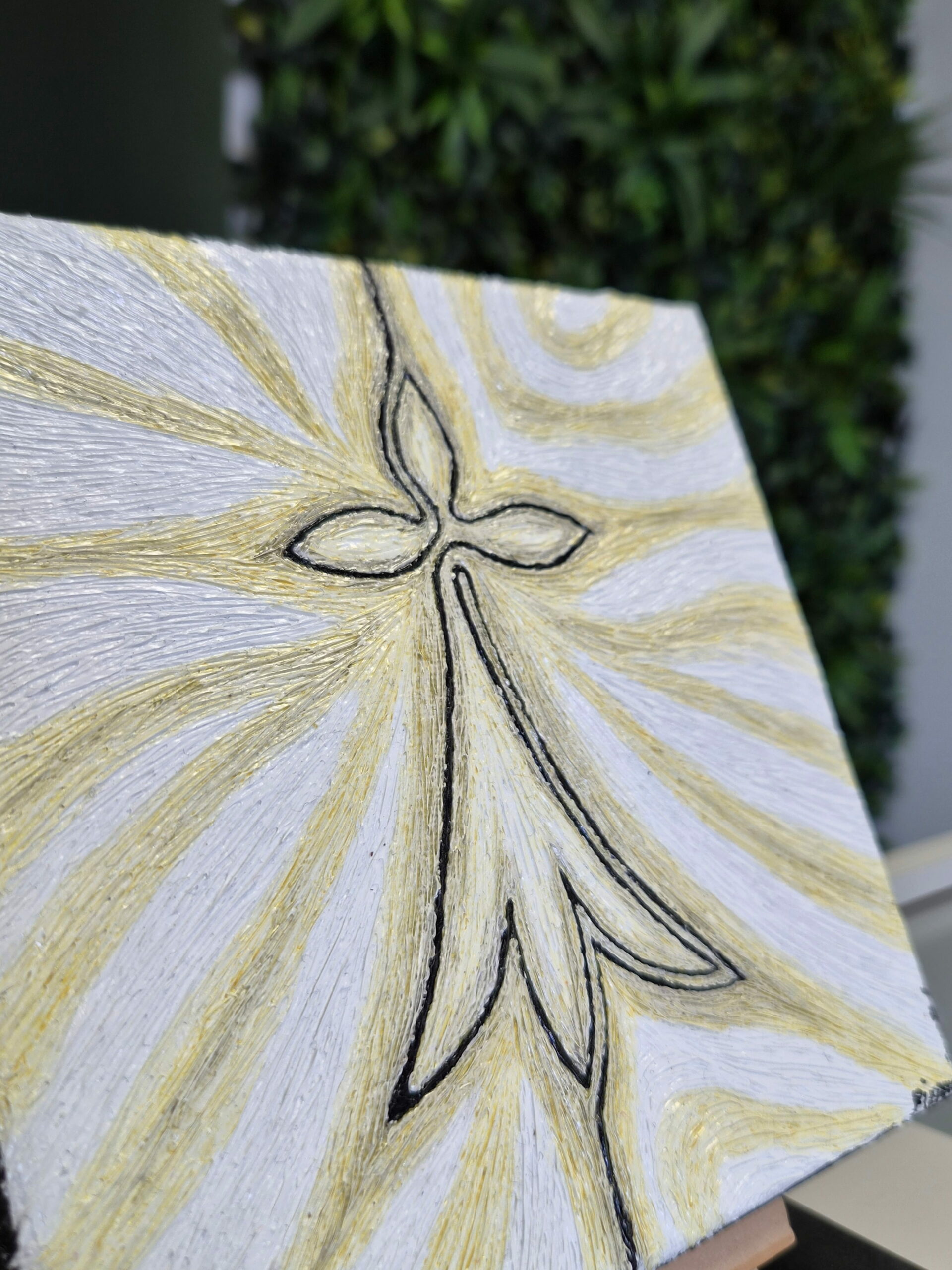 Toile Hermine Jaune