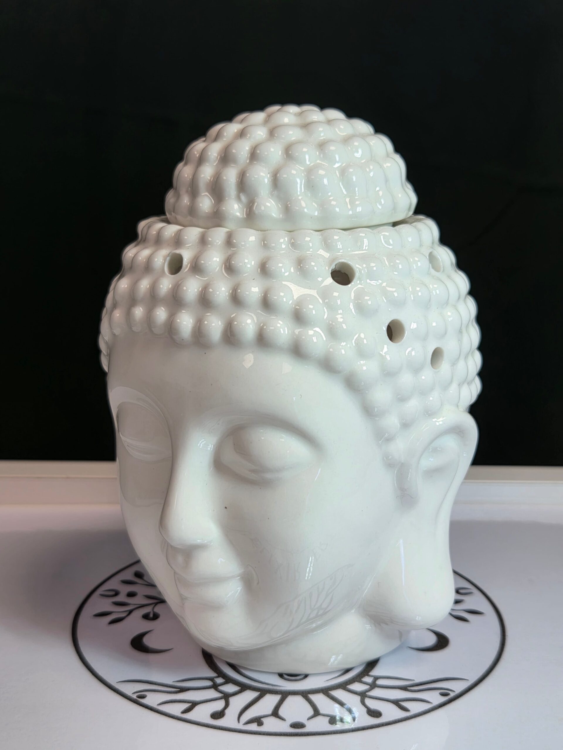Diffuseur d’huile – Bouddha indien Blanc