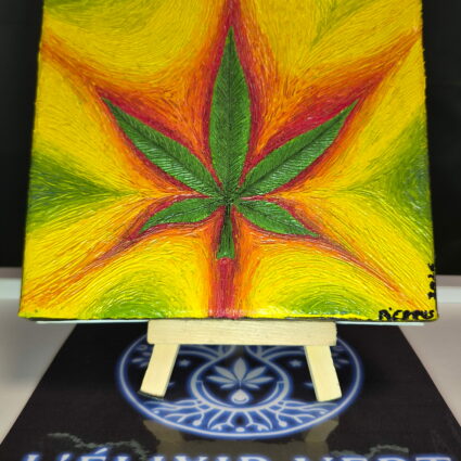 Toile Fleur Bob Marley