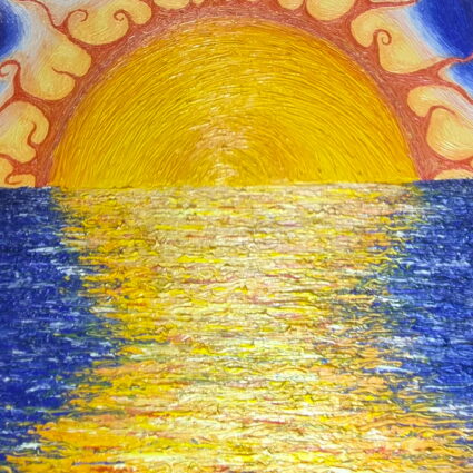 Toile Soleil couchant