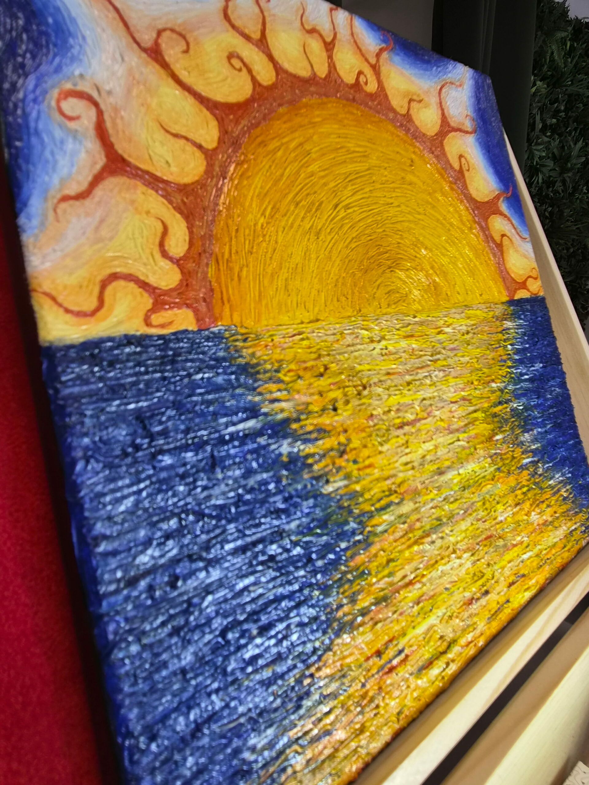 Toile Soleil couchant