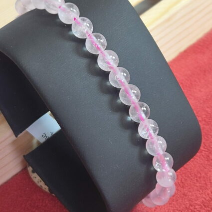 Bracelet boule Quartz rose Brésil AA