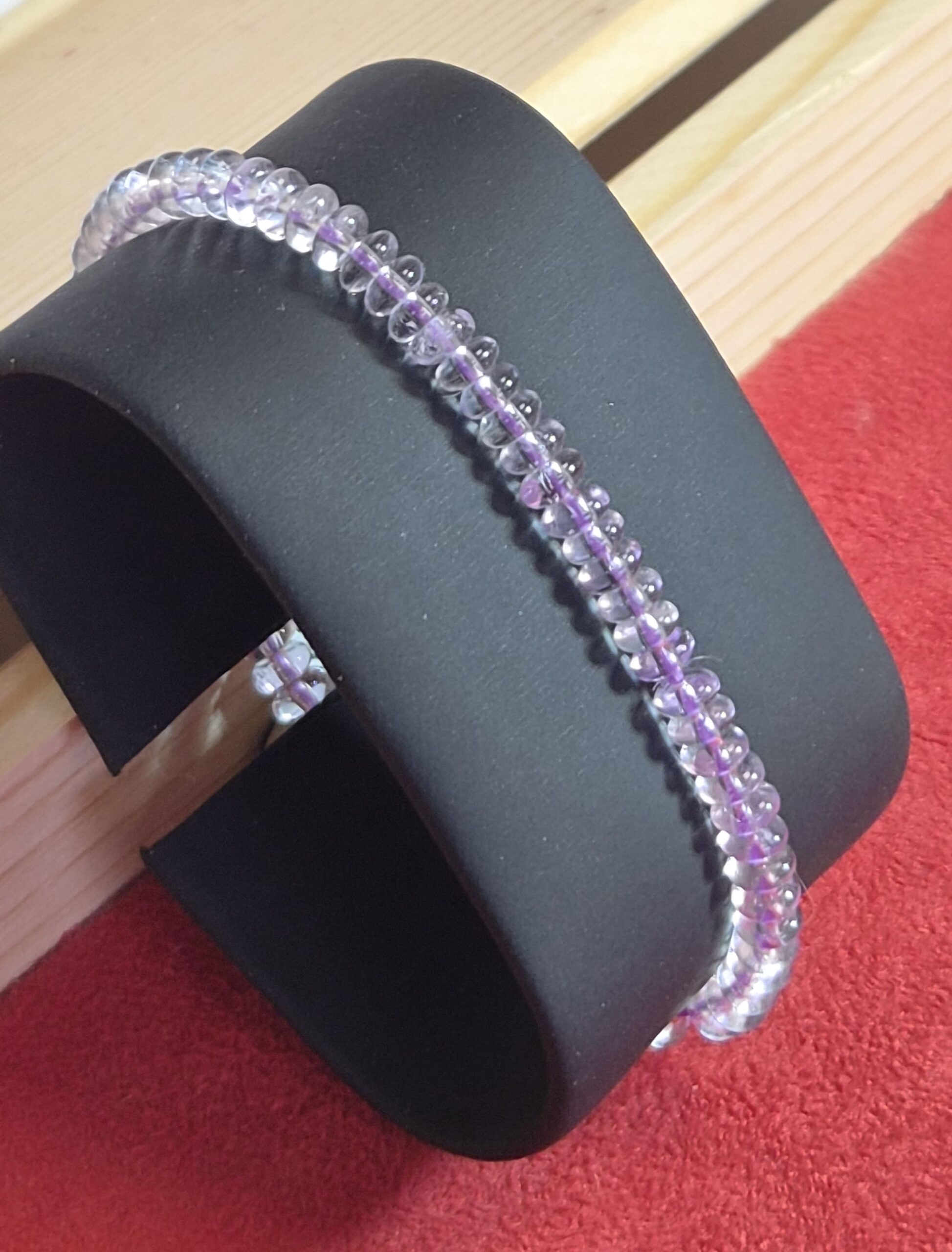 Bracelet DONUT 06 mm — Améthyste claire du Brésil AAA