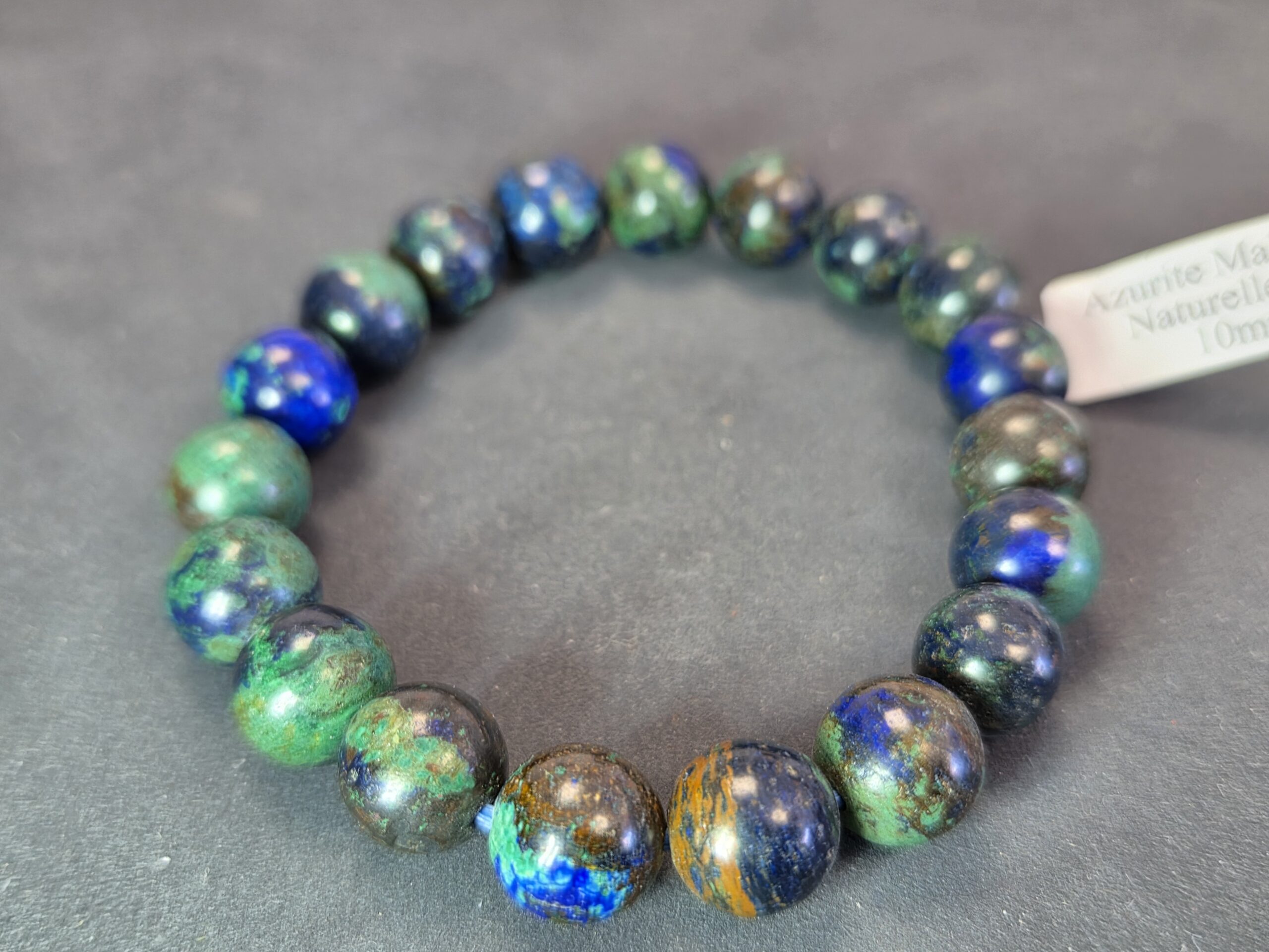 Bracelet azurite malachite