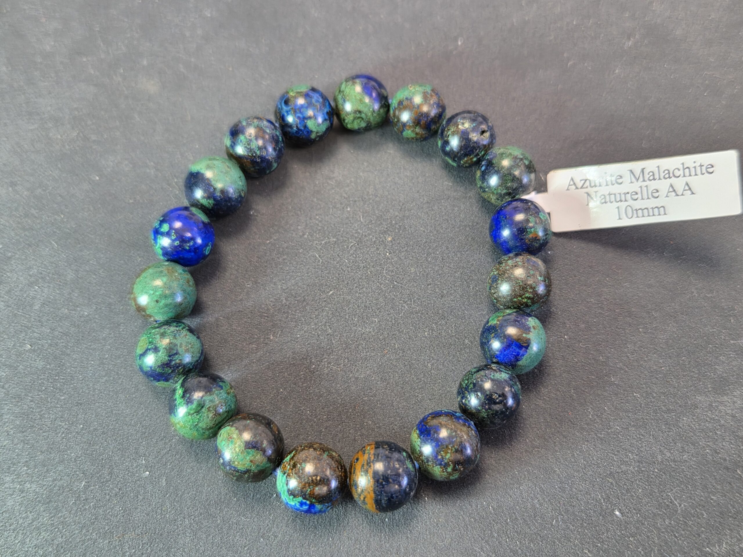 Bracelet azurite malachite