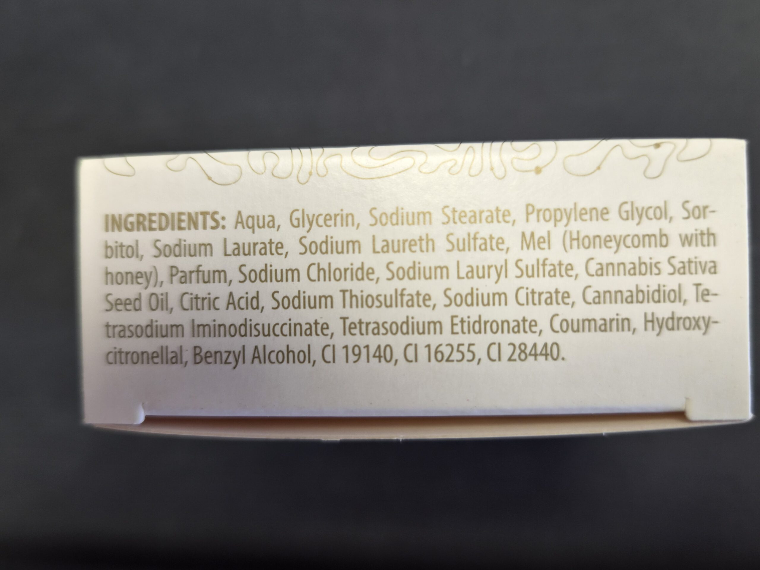 Savon Artisanal CBD Honey Wellness