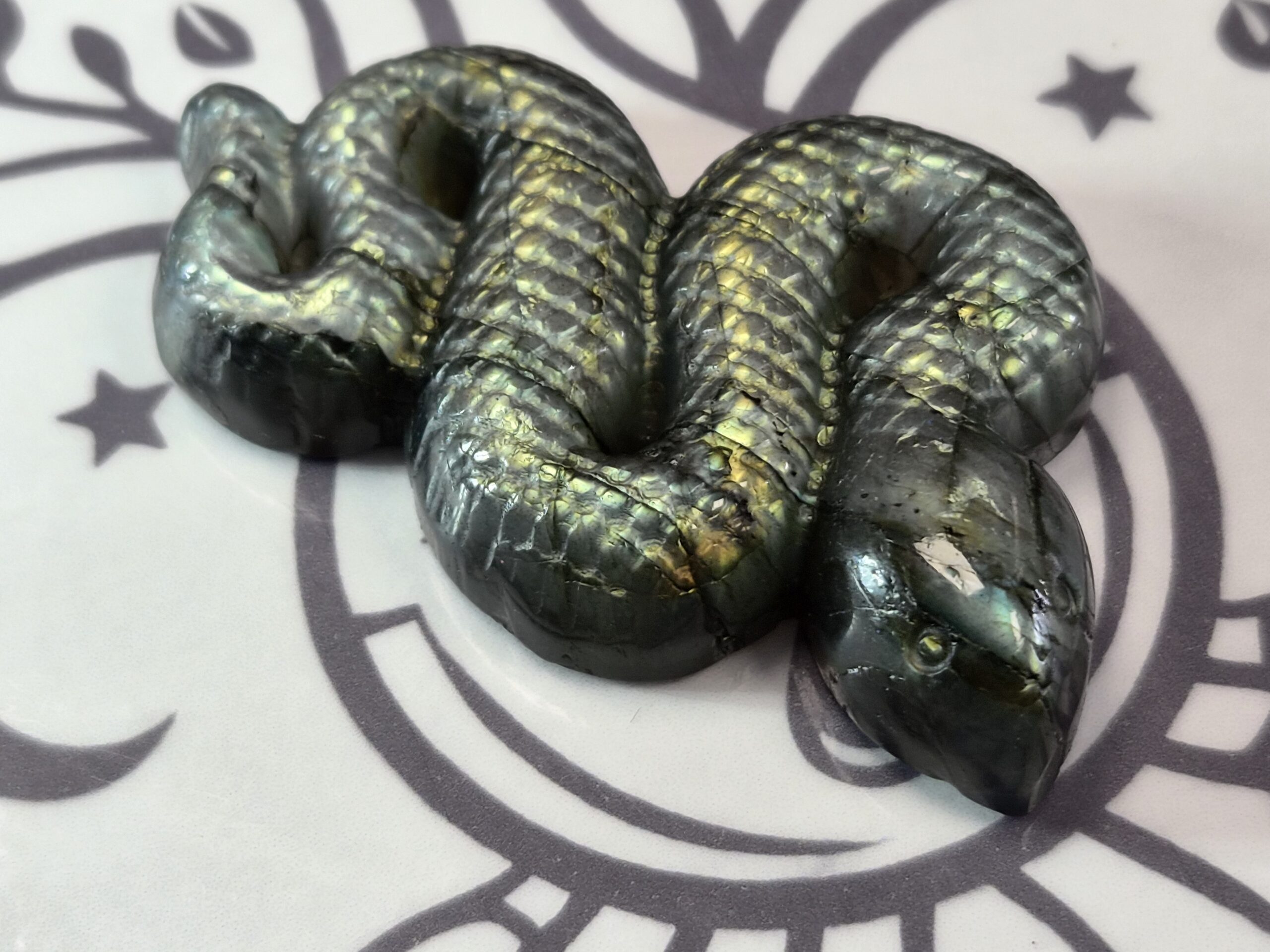 Serpent en Labradorite AA+