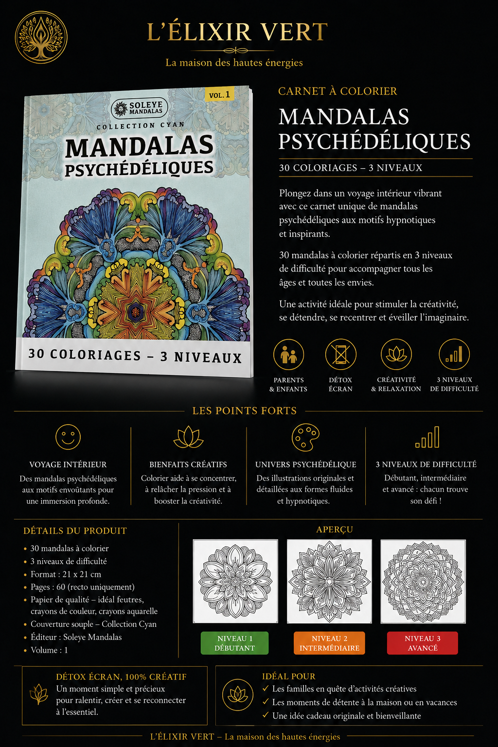 Mandalas PSYCHEDELIQUES
