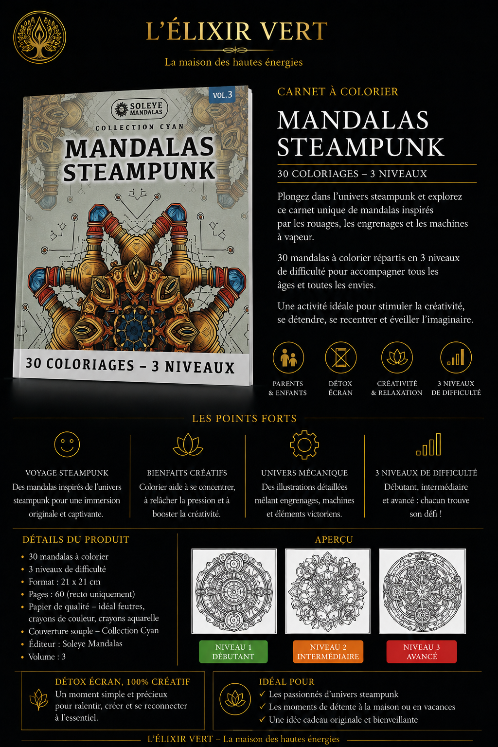 Mandalas STEAMPUNK