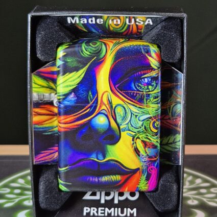 ZIPPO Woman leaf design