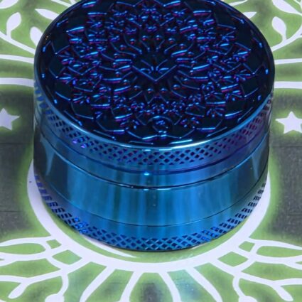 GRINDER Mandala Leaf Bleu 40mm