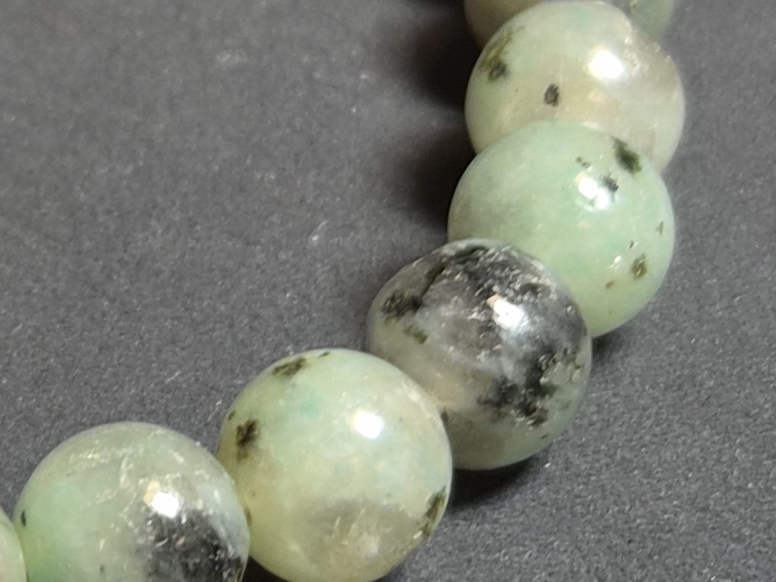 Bracelet Jaspe Kiwi – Perles 8 mm