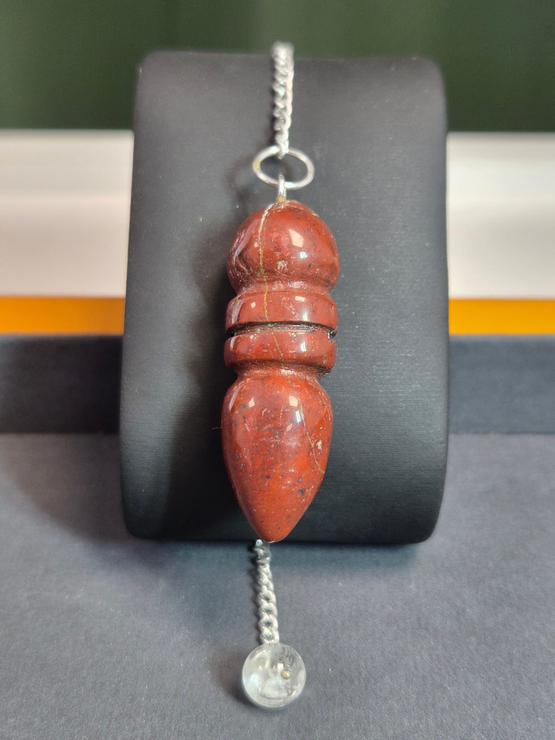 Pendule ÉGYPTIEN — Jaspe rouge AB