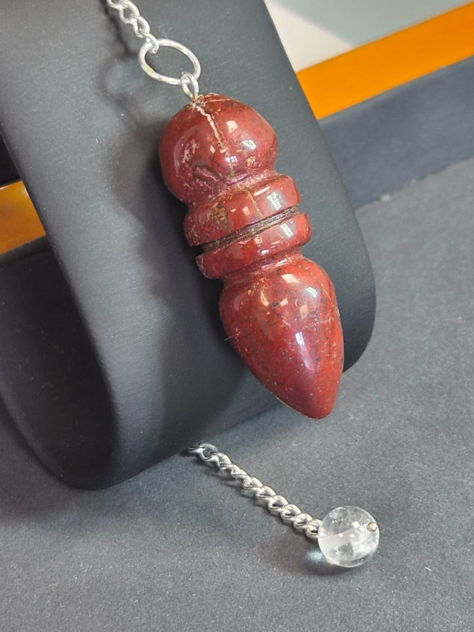 Pendule ÉGYPTIEN — Jaspe rouge AB