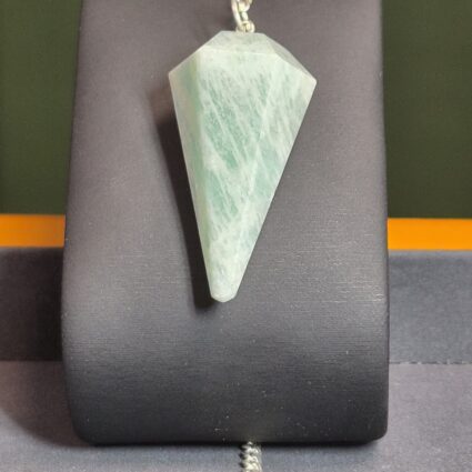 Pendule HEXAGONAL — Amazonite du Pérou A