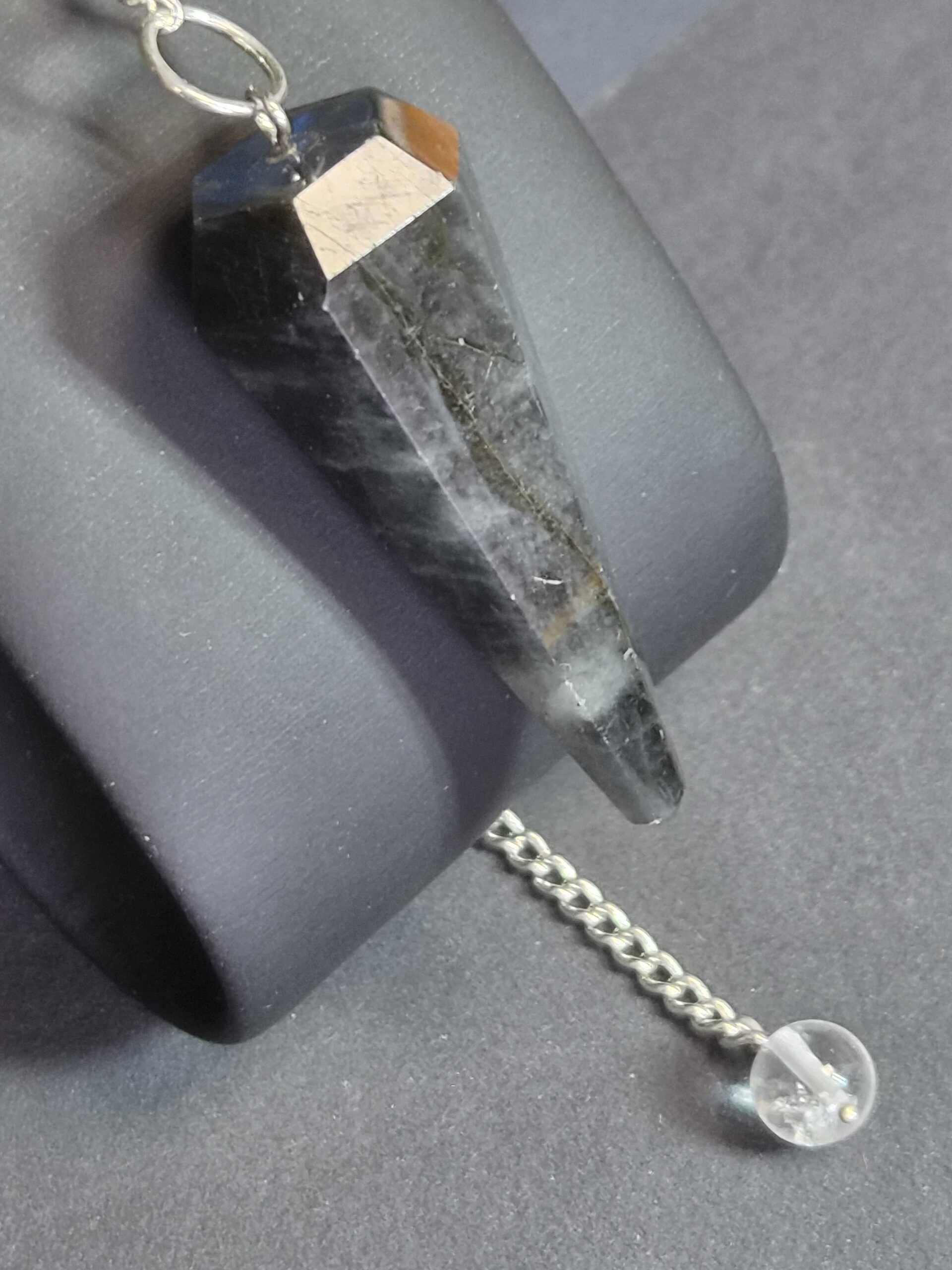 Pendule HEXAGONAL — Labradorite AB