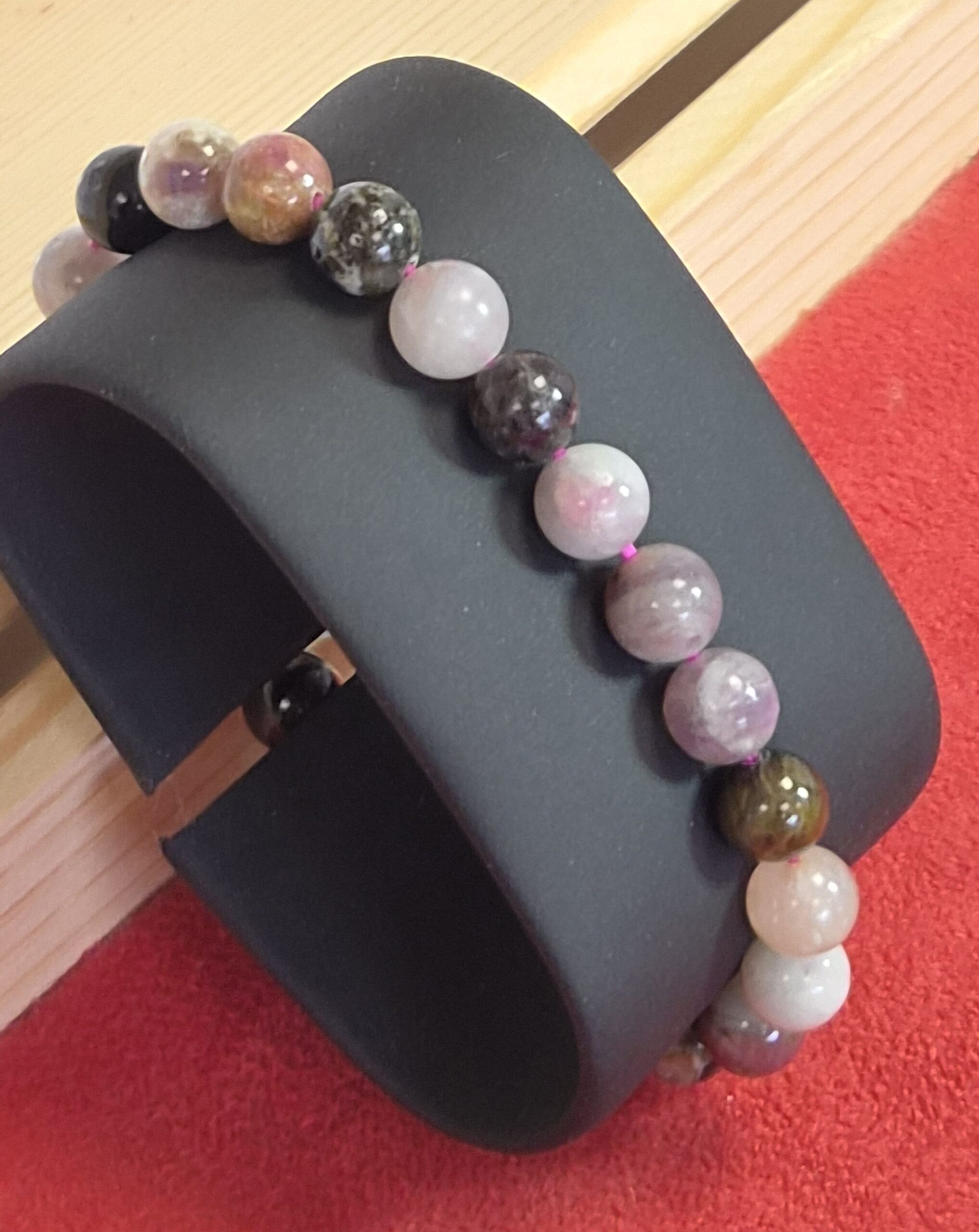 Bracelet Tourmaline Multicolore – 8 mm