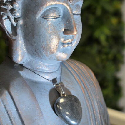 Pendentif CŒUR — Hématite