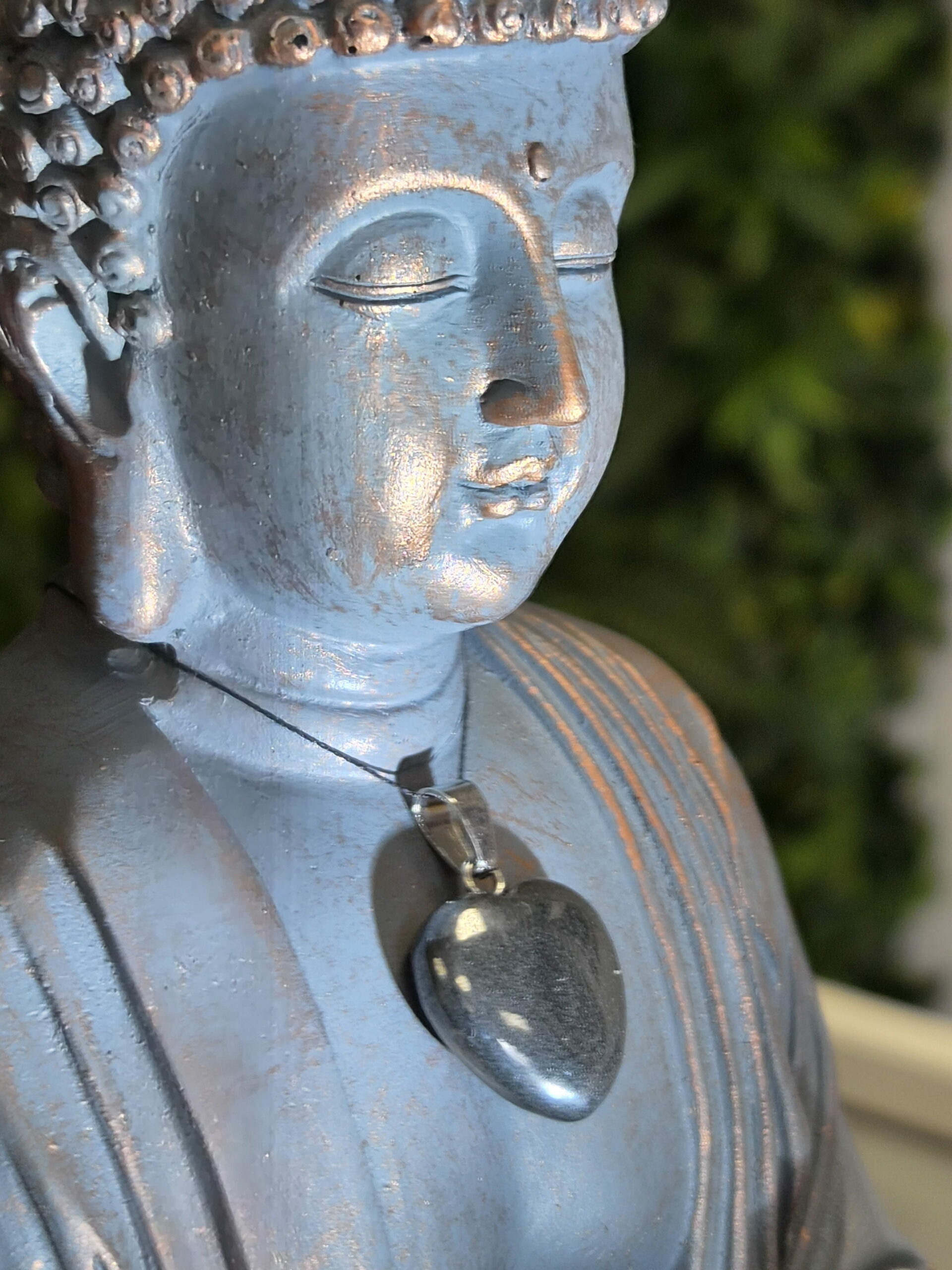 Pendentif CŒUR — Hématite