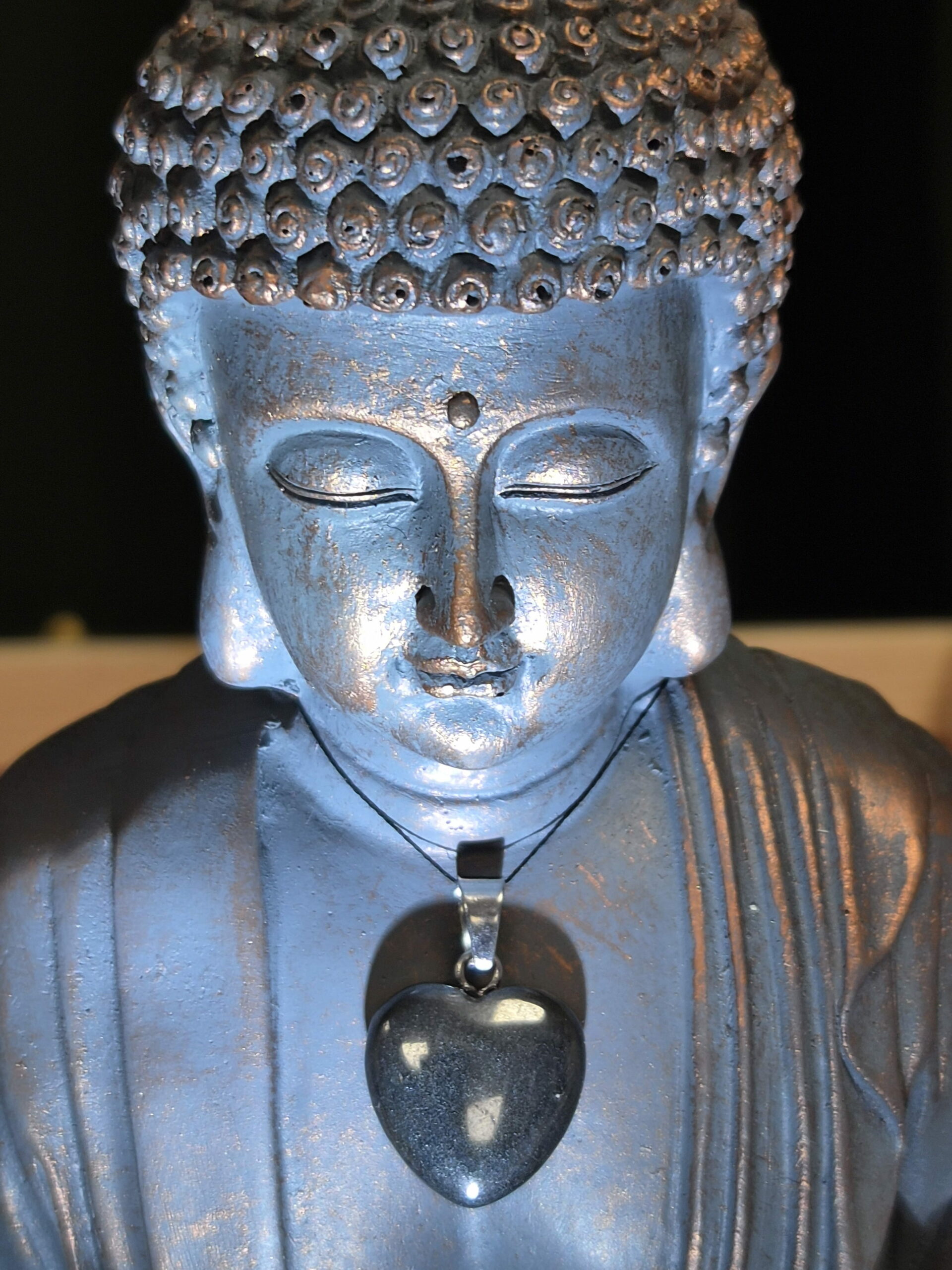 Pendentif CŒUR — Hématite